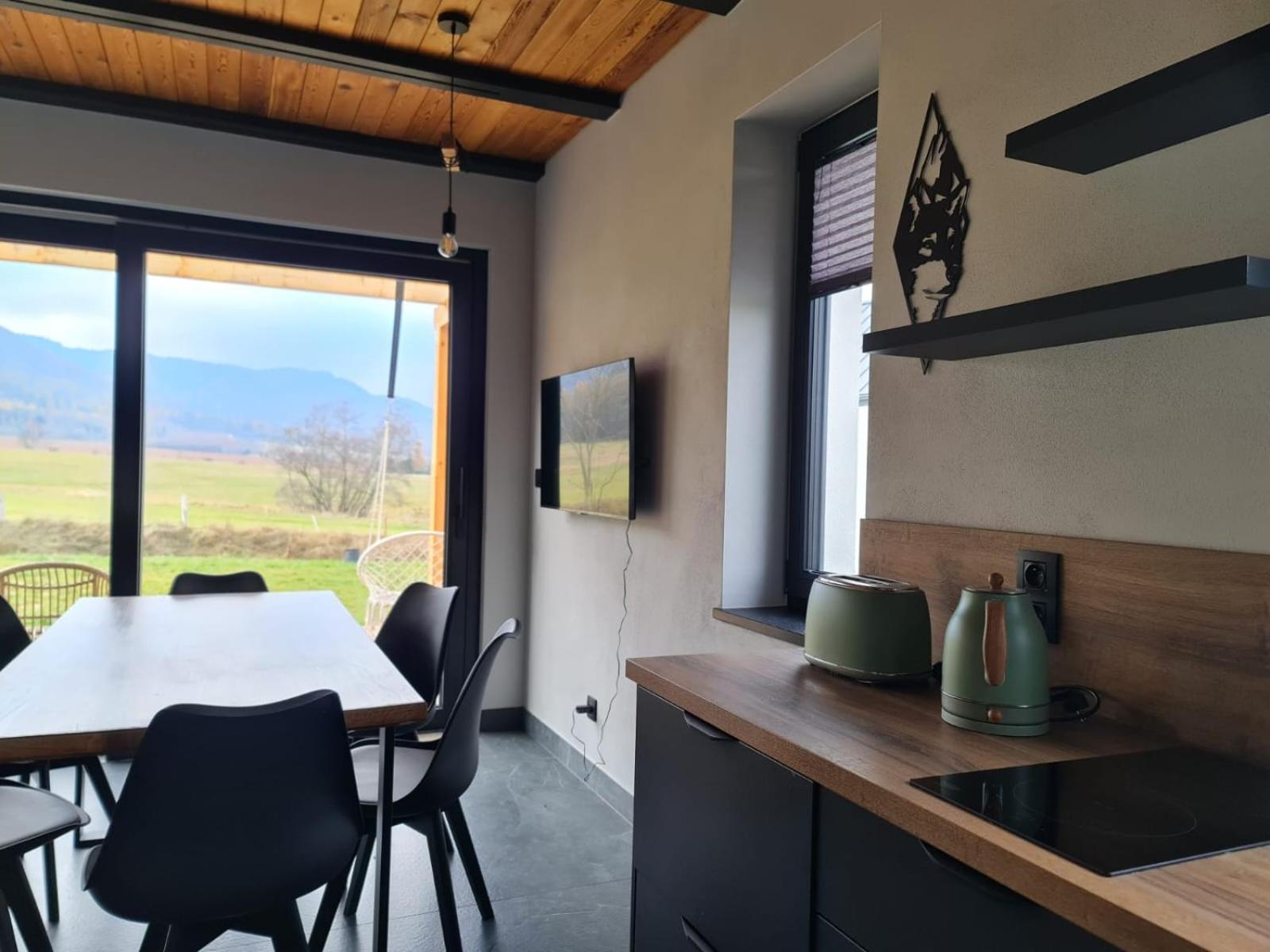 Wataha Pod Basztami - Wadera - Domki Caloroczne Radkow Buitenkant foto
